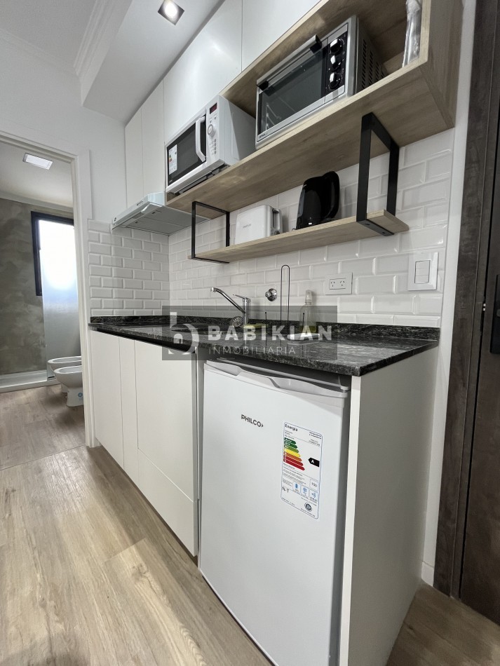 Hermoso monoambiente con cochera a estrenar